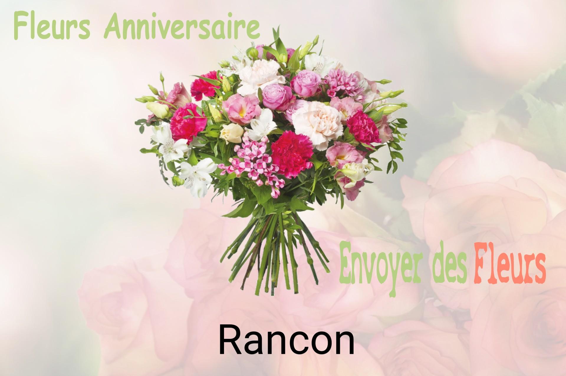Bouquet de fleurs d’anniversaire livré à Rancon